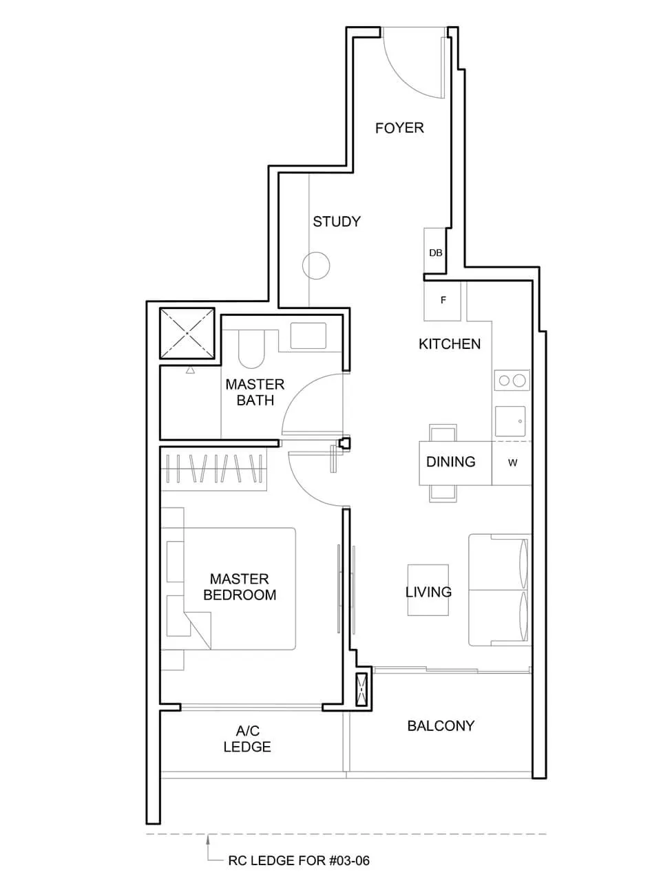 Type A1 Floor Plan