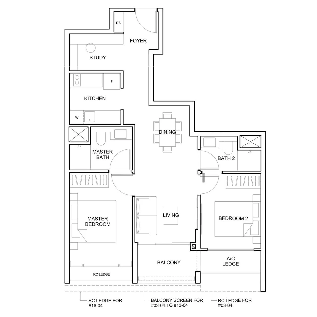 Type B4A Floor Plan