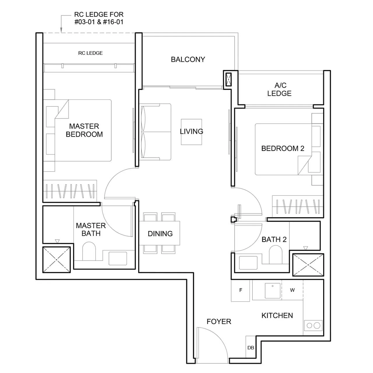 Type B1 Floor Plan