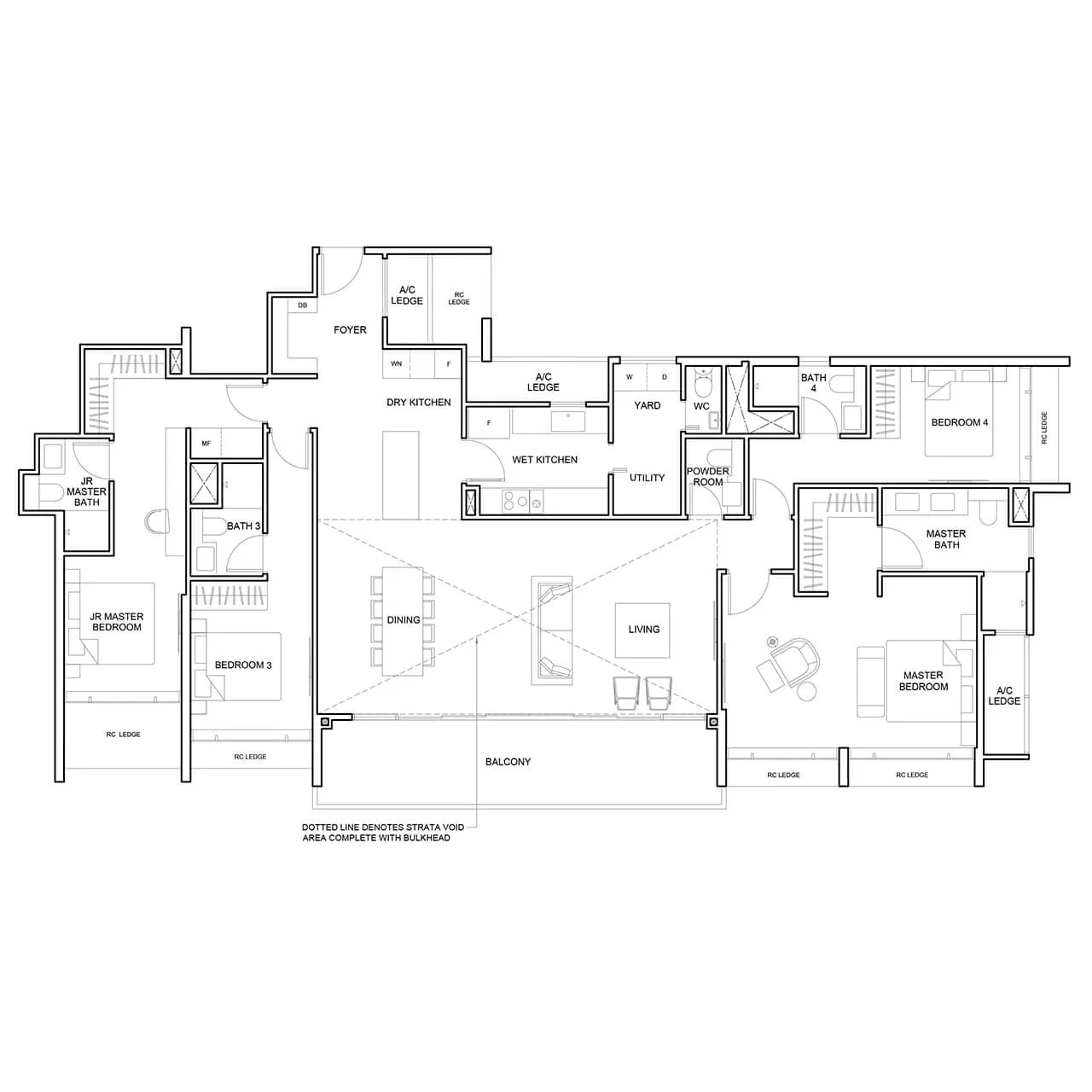 Penthouse Type P2 Floor Plan