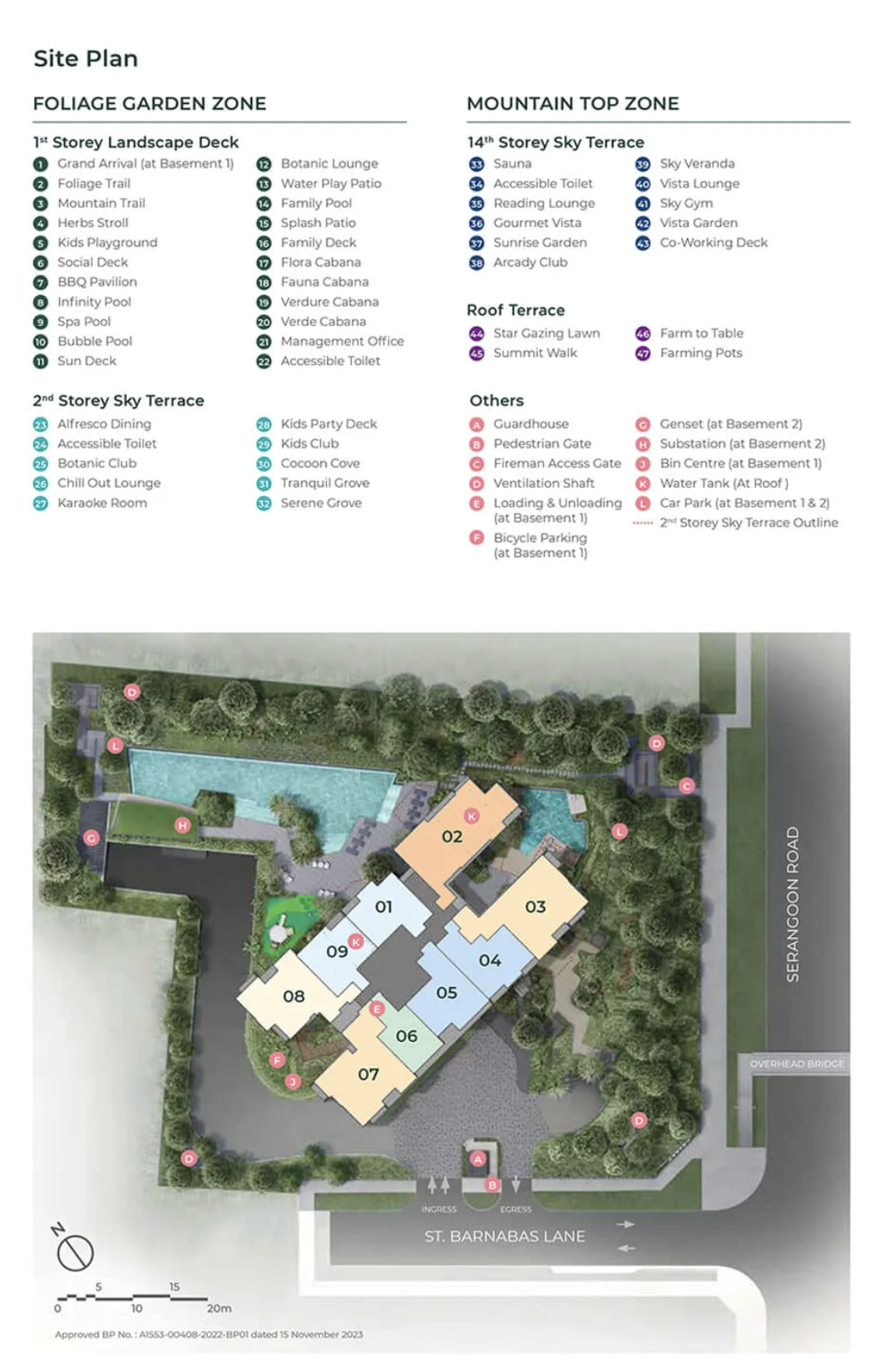 The Arcady Site Plan - View 1