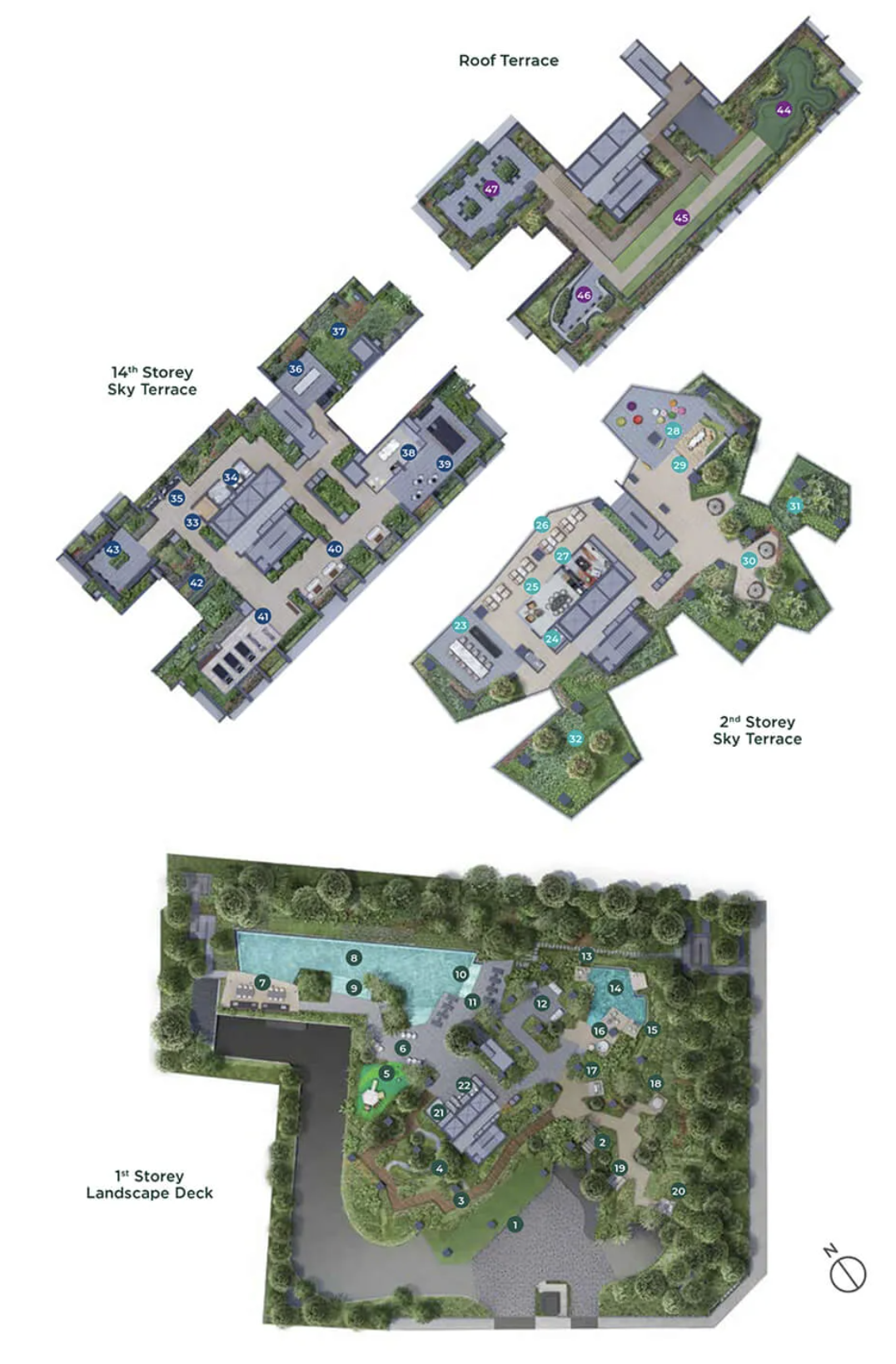 The Arcady Site Plan - View 2